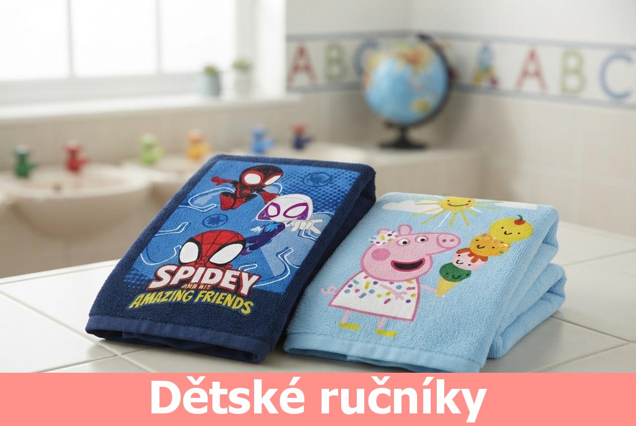 Dětské ručníky do školky