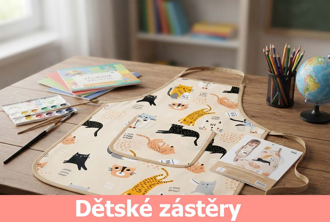 Dětské zástěry do školy