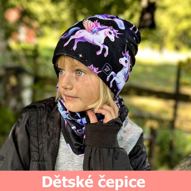 Dětské jarní a podzimní čepice