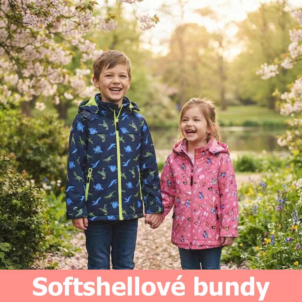 Dětské softshellové bundy