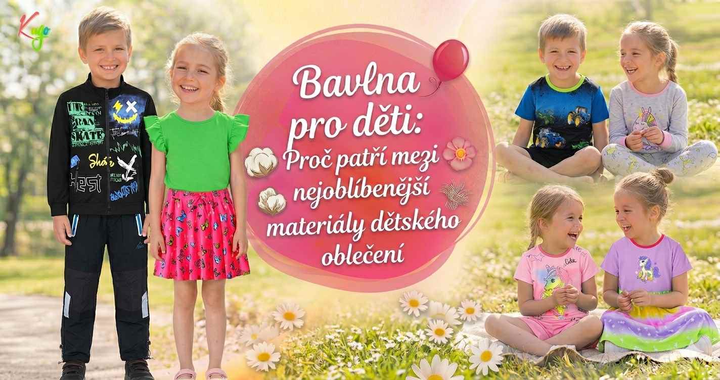 Bavlna pro děti: Proč patří mezi nejoblíbenější materiály dětského oblečení