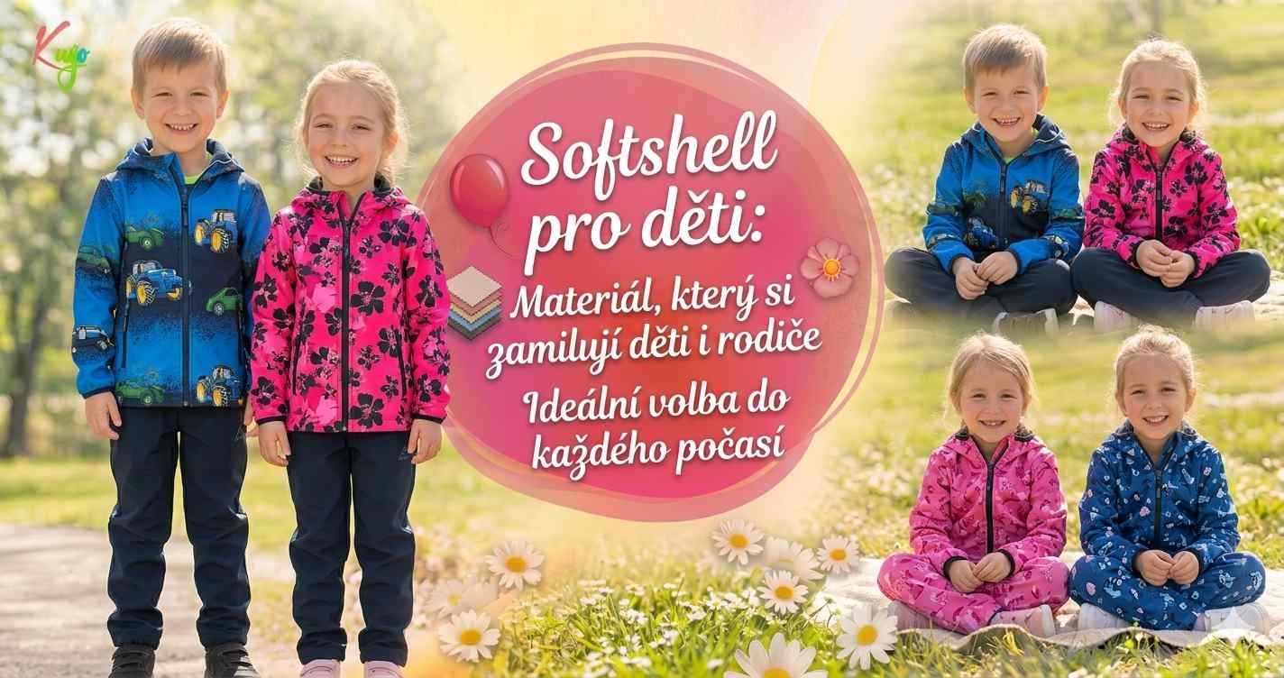 Softshell pro děti: Materiál, který si zamilují děti i rodiče