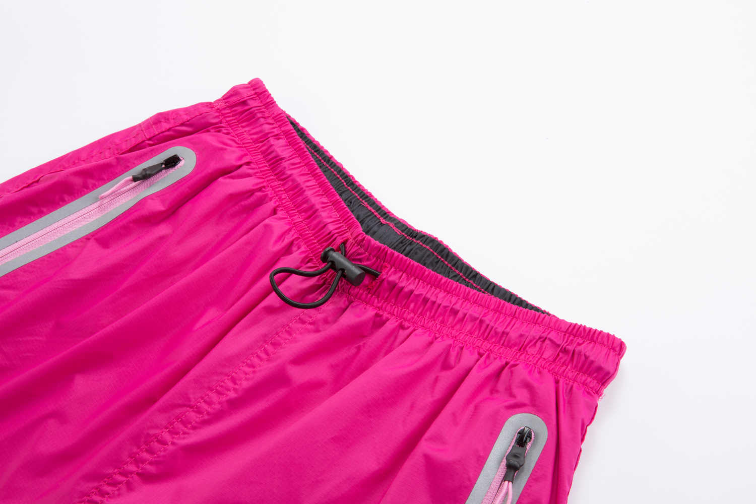 Šusťákové kalhoty s bavlněnou podšívkou KUGO K808 růžové