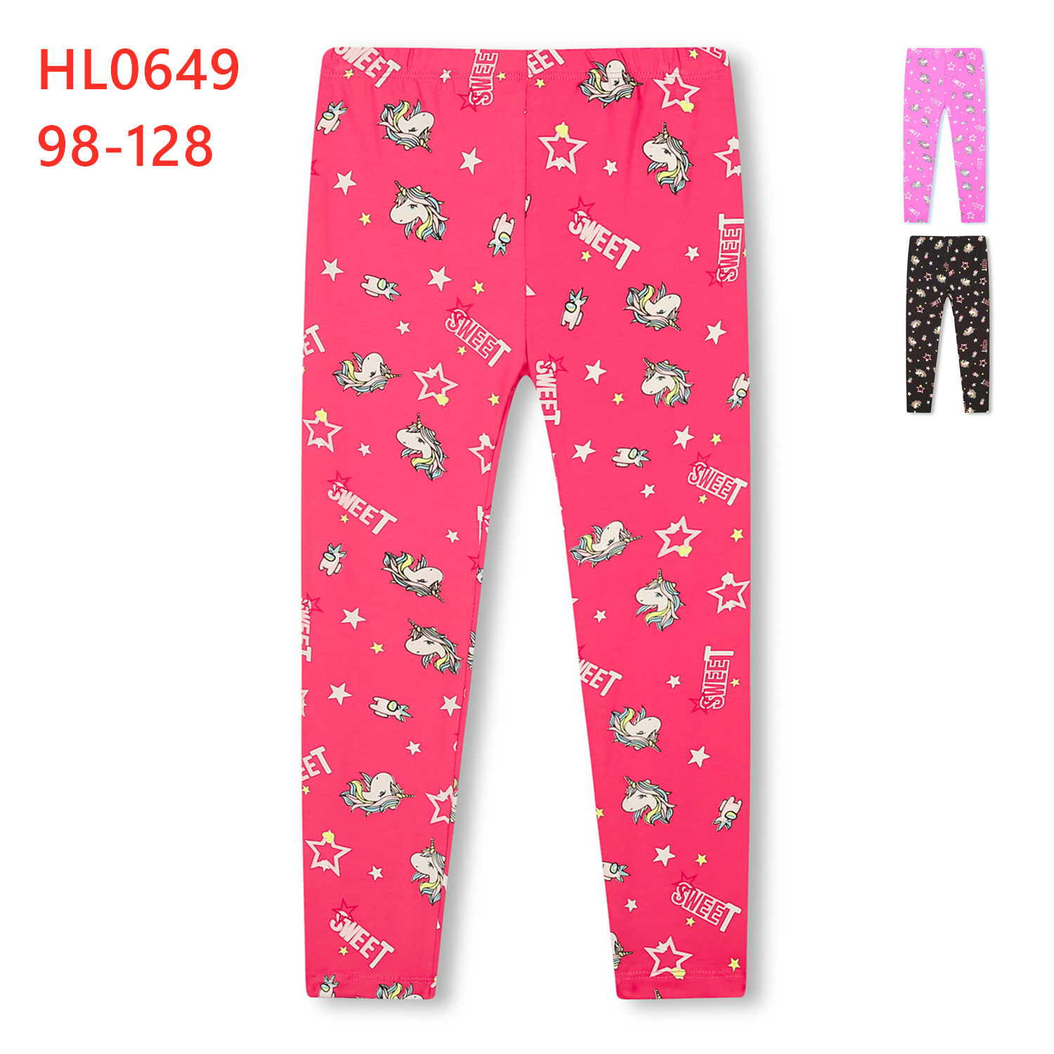 Dívčí legíny KUGO HL0649, modré