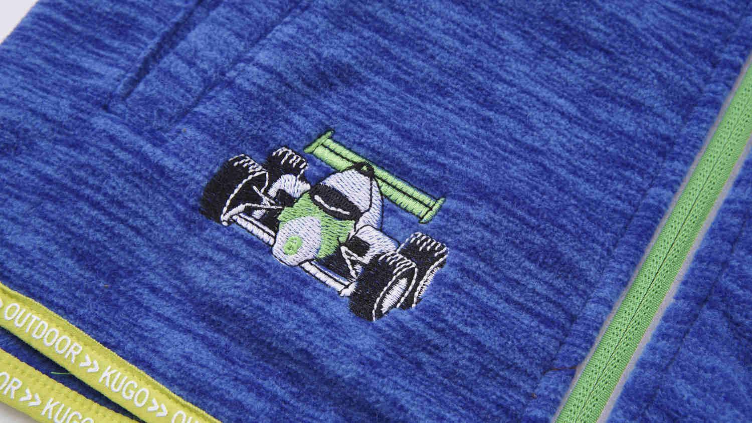 Dívčí flísová vesta KUGO FM9701, růžová