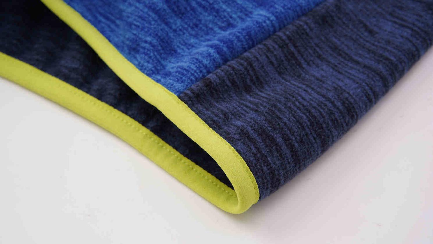 Dětská flísová mikina KUGO FM9717, šedá / zelená