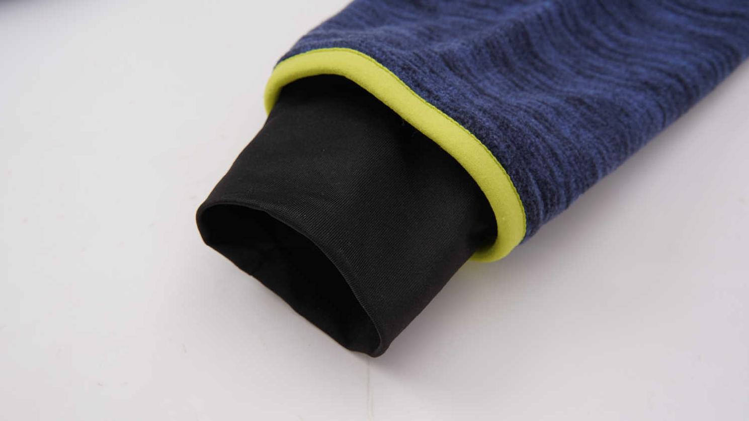 Dětská flísová mikina KUGO FM9717, šedá / zelená