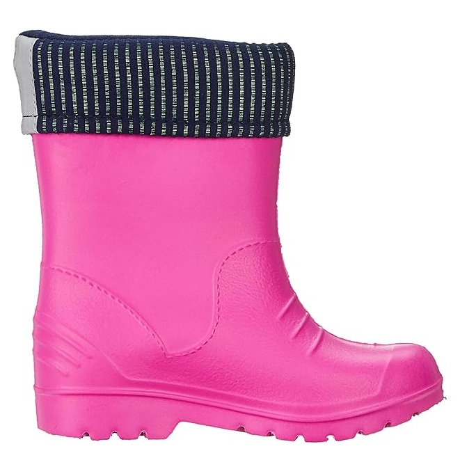 Dětské zateplené holinky Demar Dino F růžové