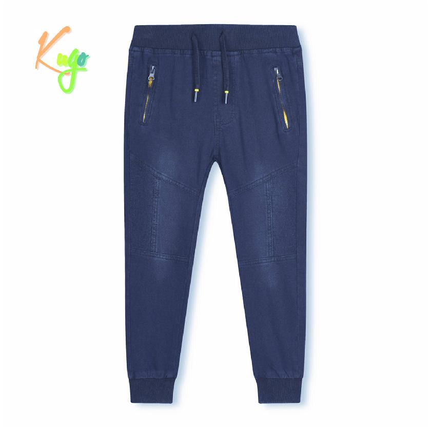Chlapecké riflové tepláky - kalhoty KUGO CK0906, modré