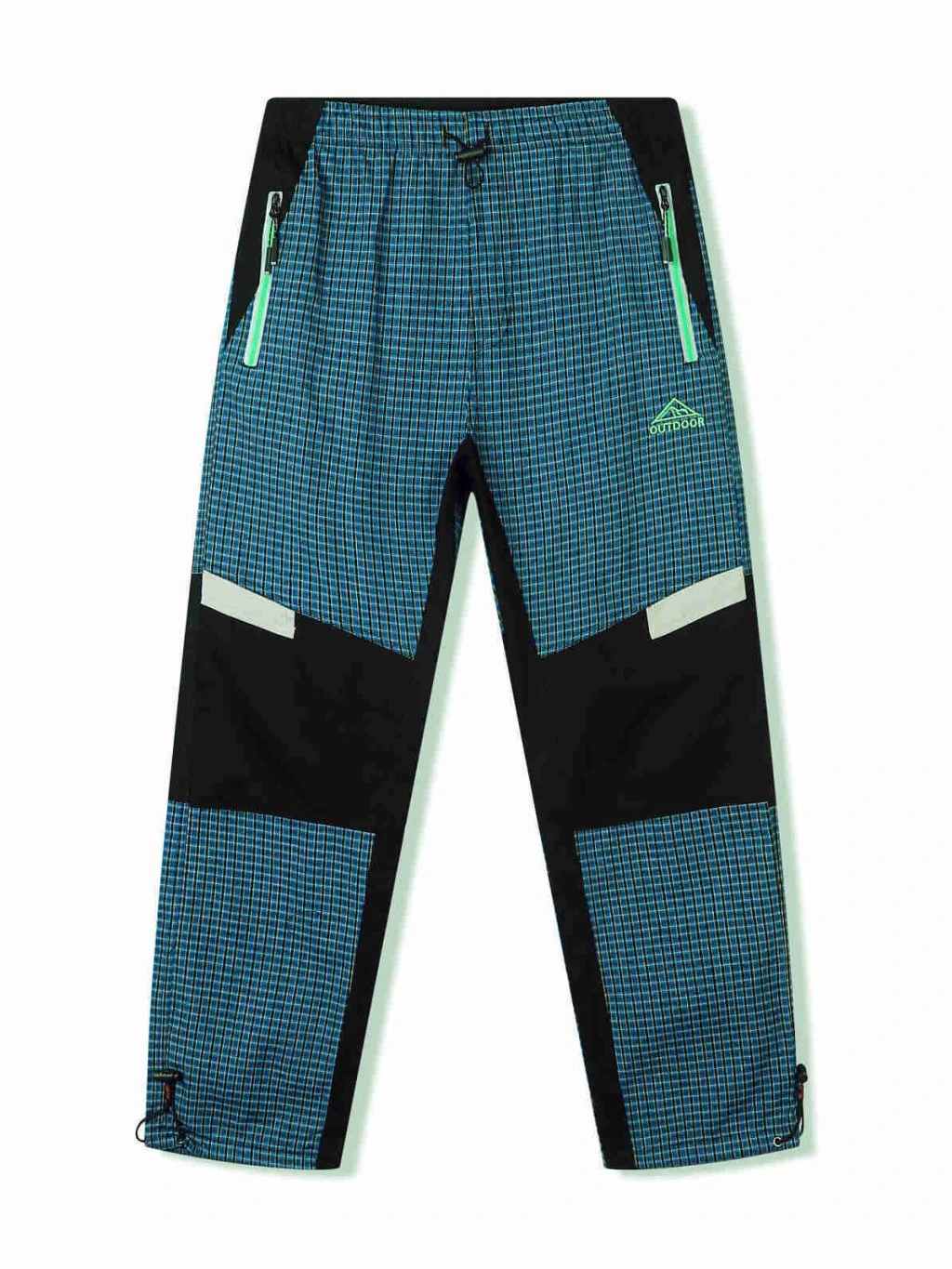 Chlapecké plátěné kalhoty outdoorové Kugo FK7617 tyrkysové