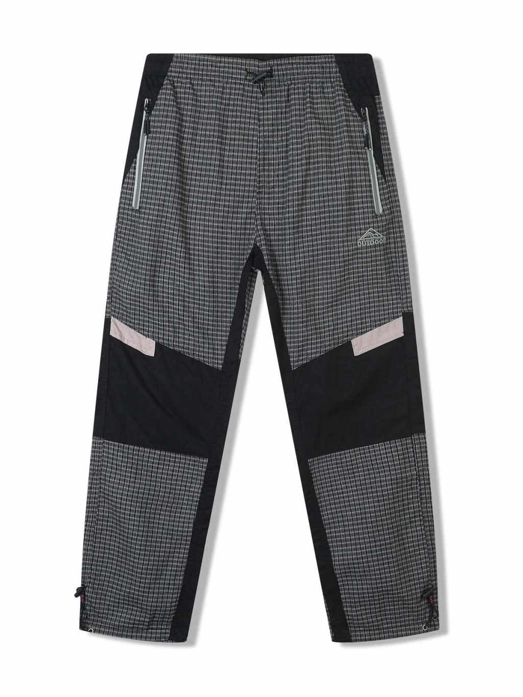 Dětské plátěné kalhoty outdoorové Kugo FK7617 šedé