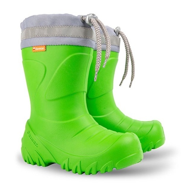 Dětské zateplené holínky DEMAR MAMMUT S 0300 NJ zelené