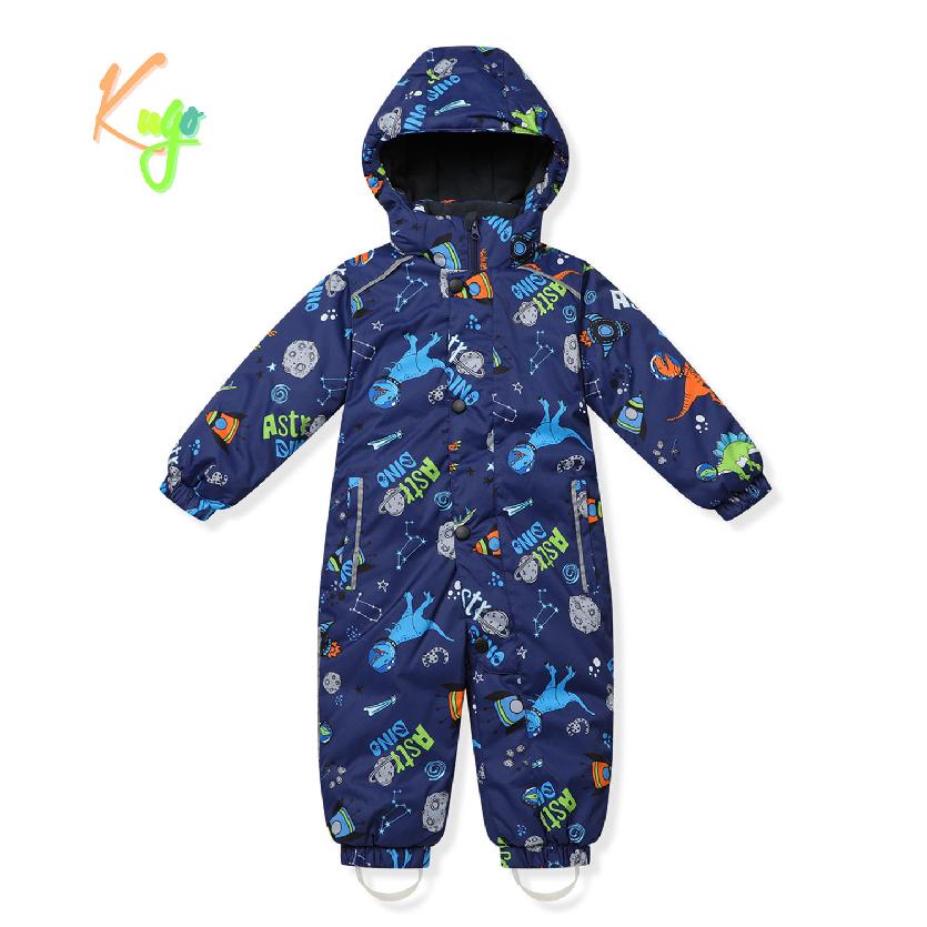 Chlapecká zimní kombinéza Kugo KB9705, modrá