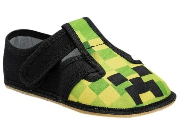 Dětská textilní barefoot obuv Bighorn Mahury 5101 G černé
