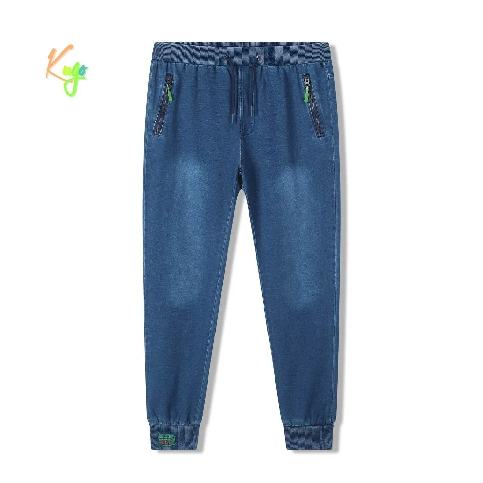 Chlapecké riflové tepláky - kalhoty Kugo CK0933 modré