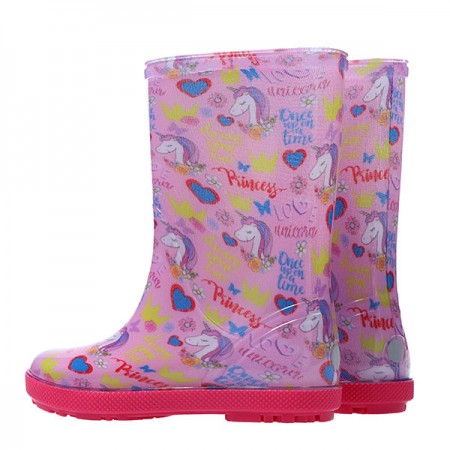 Dětské holínky DEMAR HAWAI PRINT 0046 AL jednorožec