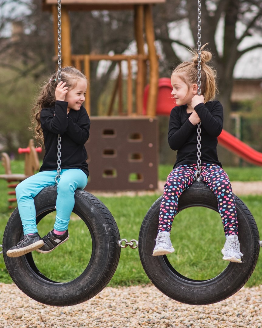 Dětské legíny JOŽÁNEK lentilky na modré