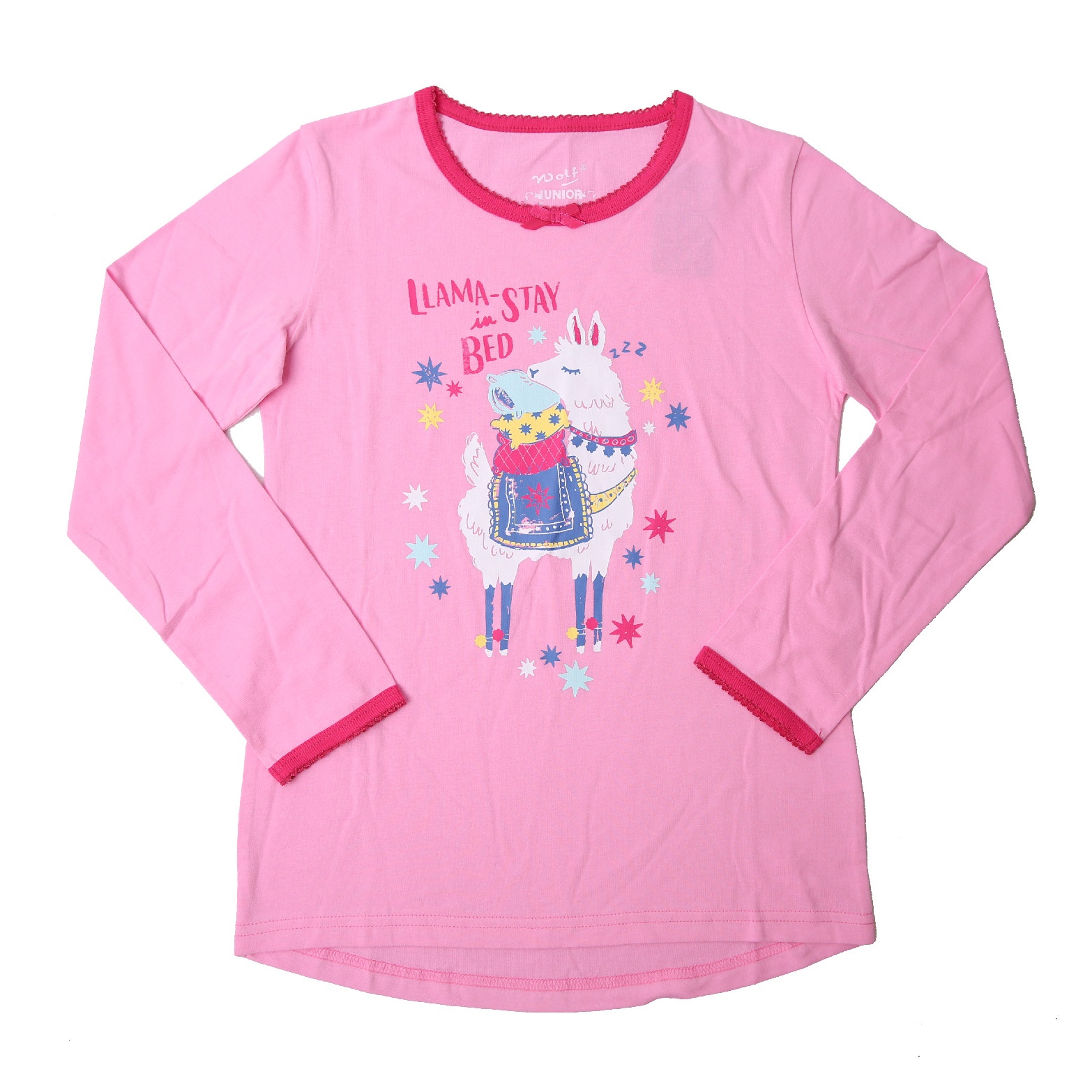 Dívčí pyžamo WOLF S2153B růžové