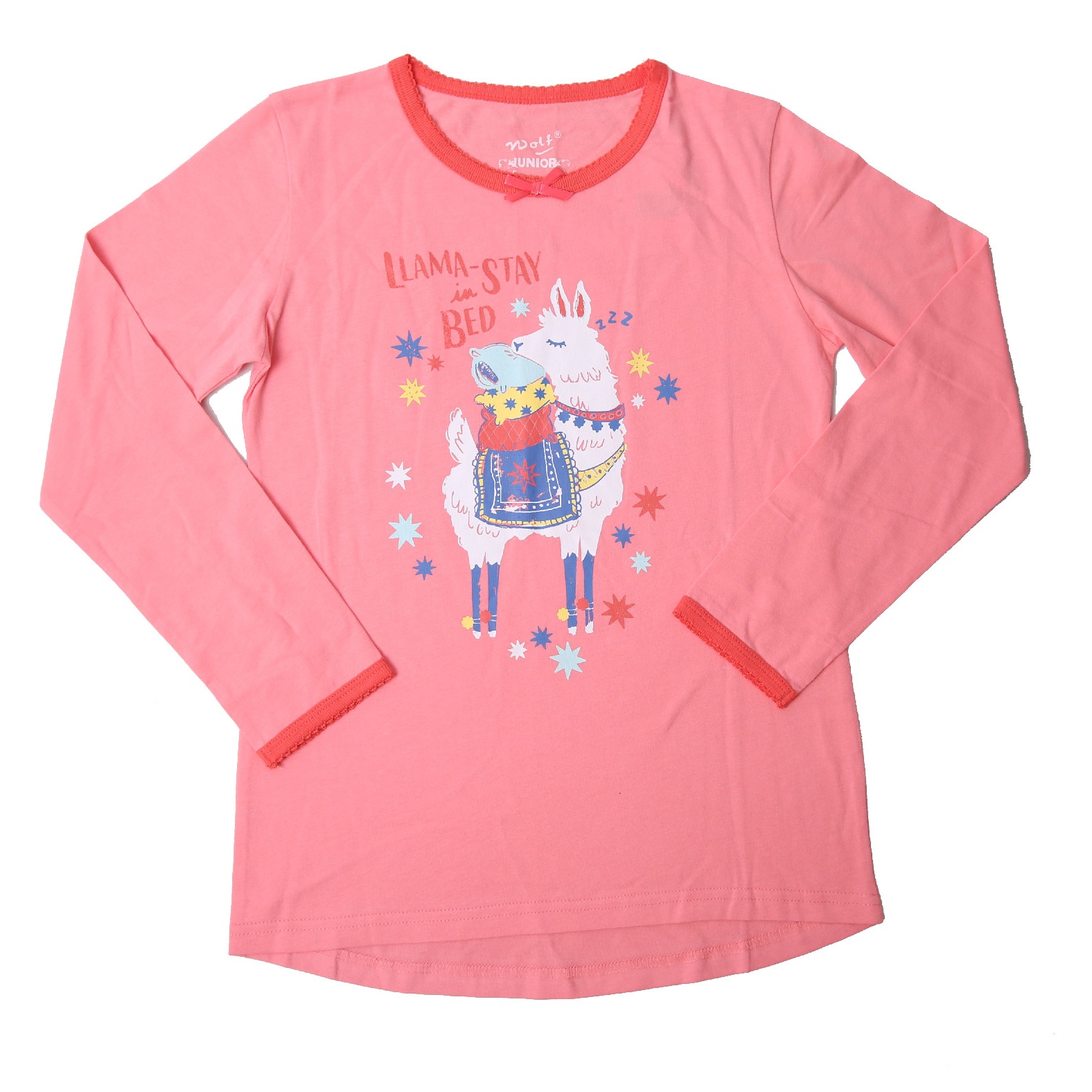 Dívčí pyžamo WOLF S2153B meruňkové, vel. 134-164