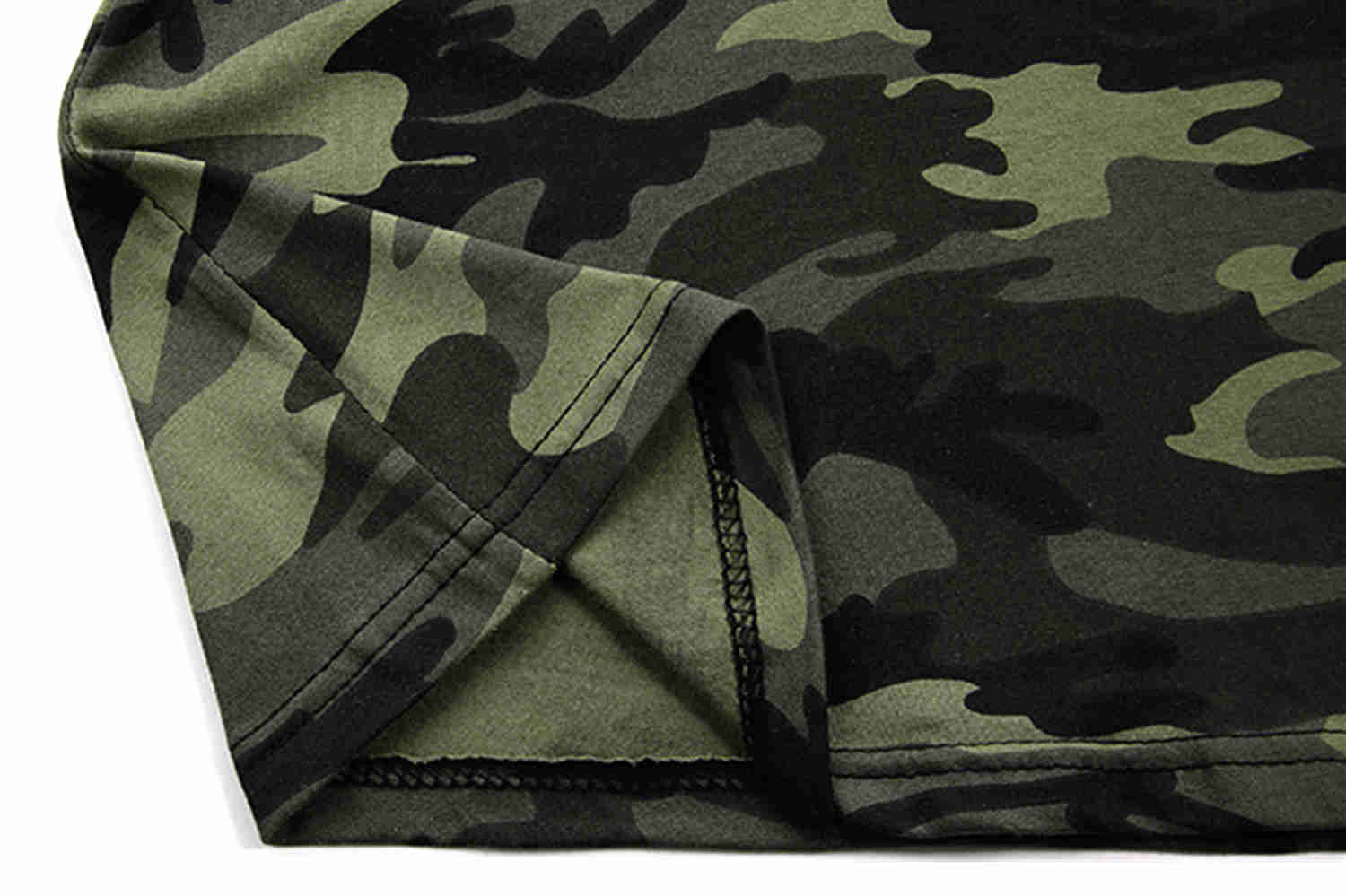 Maskáčové tílko KUGO ML1228 tm. zelené, vel. 134-164