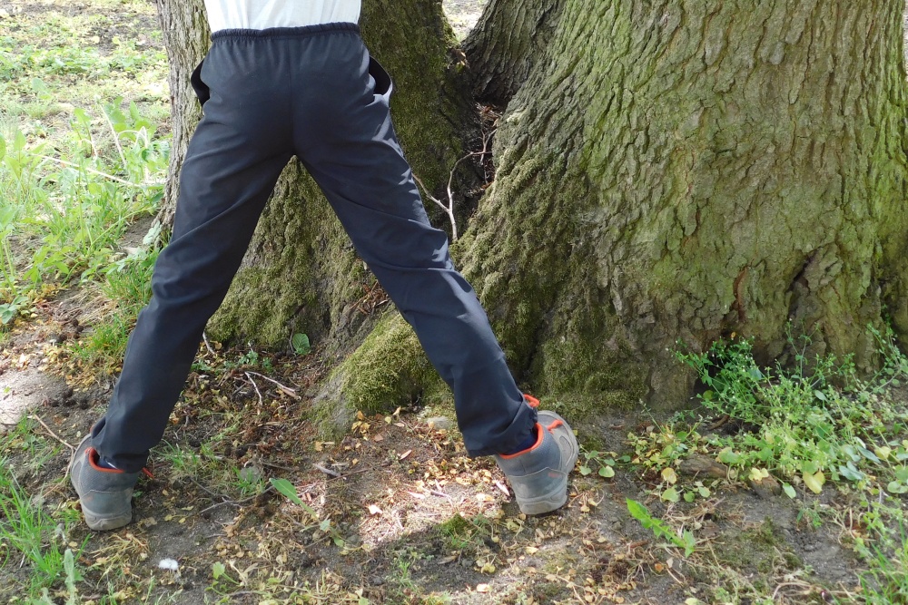 Outdoorové lehké funkční kalhoty JOŽÁNEK, prodyšné a voděodolné