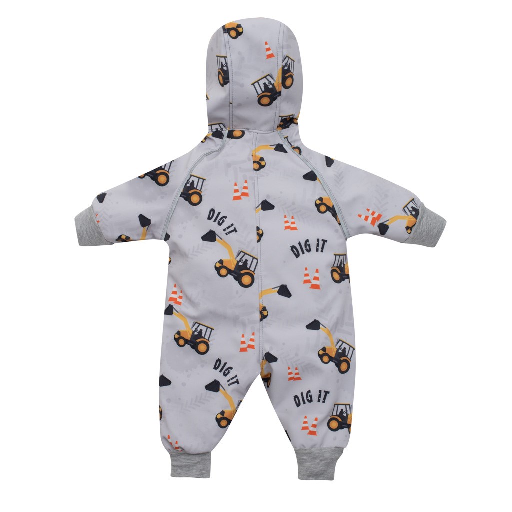 Softshellový kojenecký overal NEW BABY Bagr