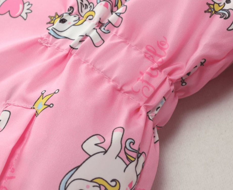 Dívčí podzimní bunda KUGO KM9924 růžová