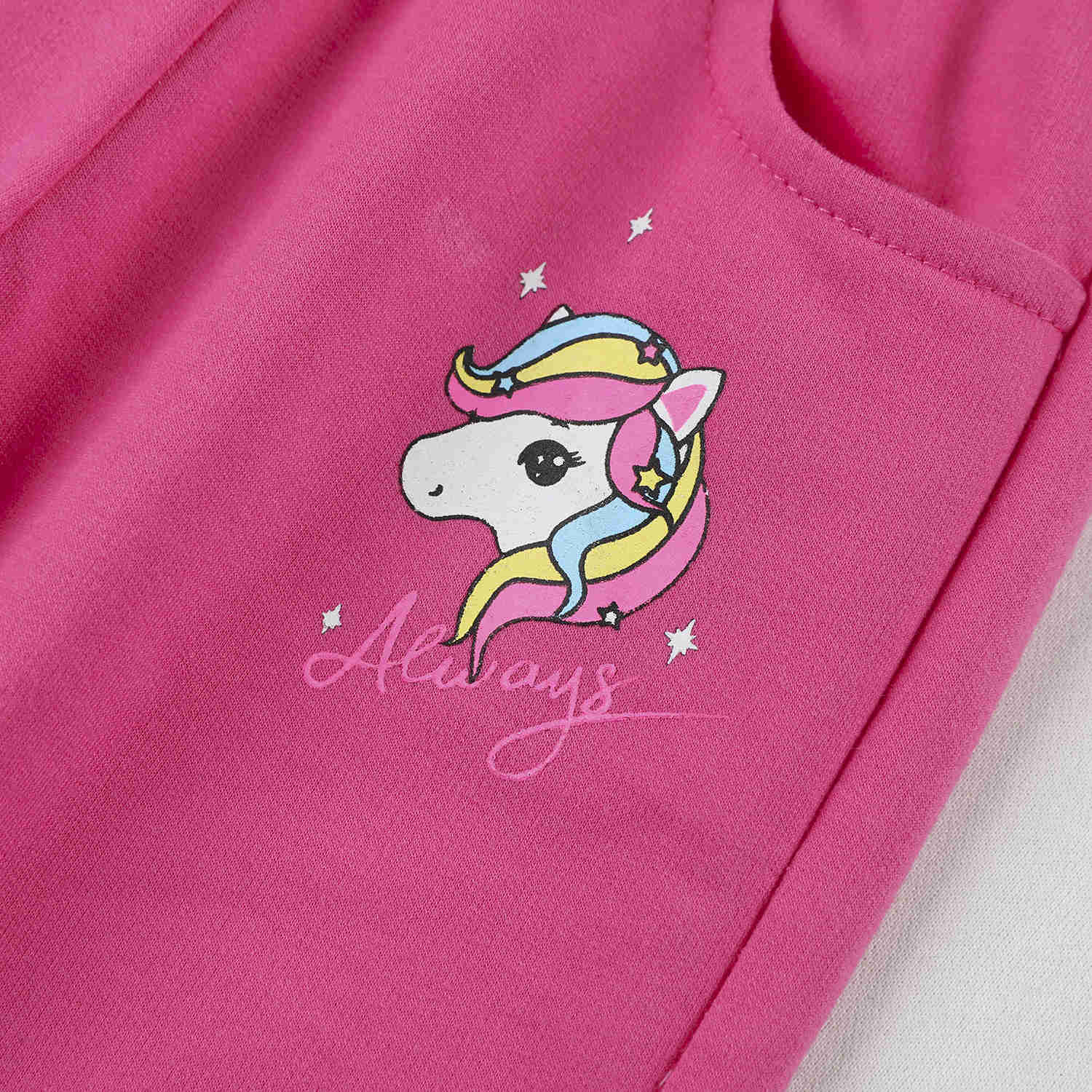 Dívčí tepláky KUGO KK9910 růžové