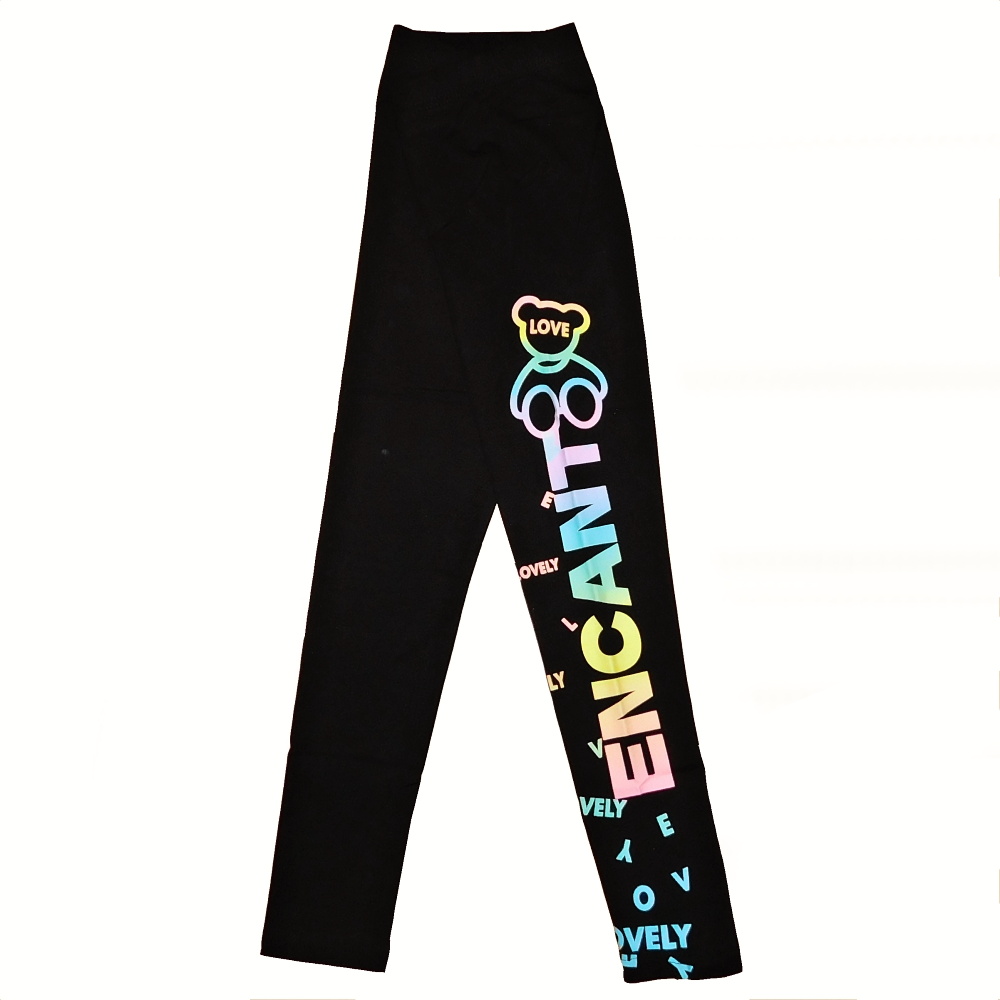 Dívčí legíny KUGO WL0901, černé