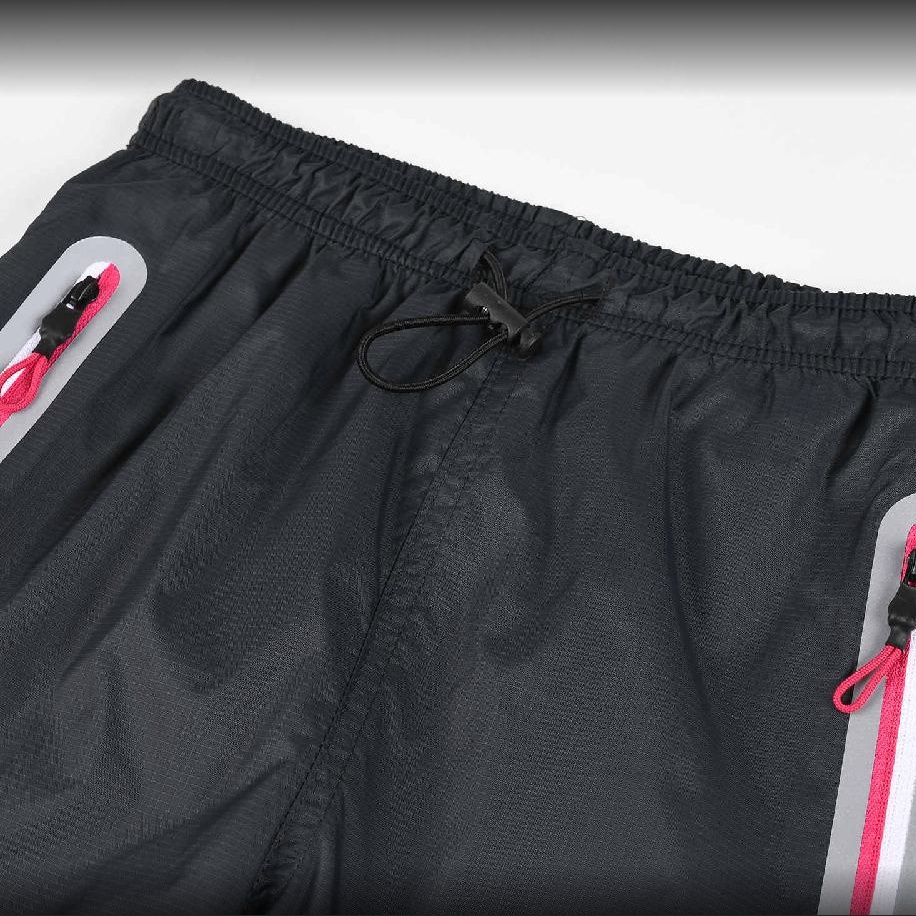 Šusťákové kalhoty s bavlněnou podšívkou KUGO SK7738, růžové