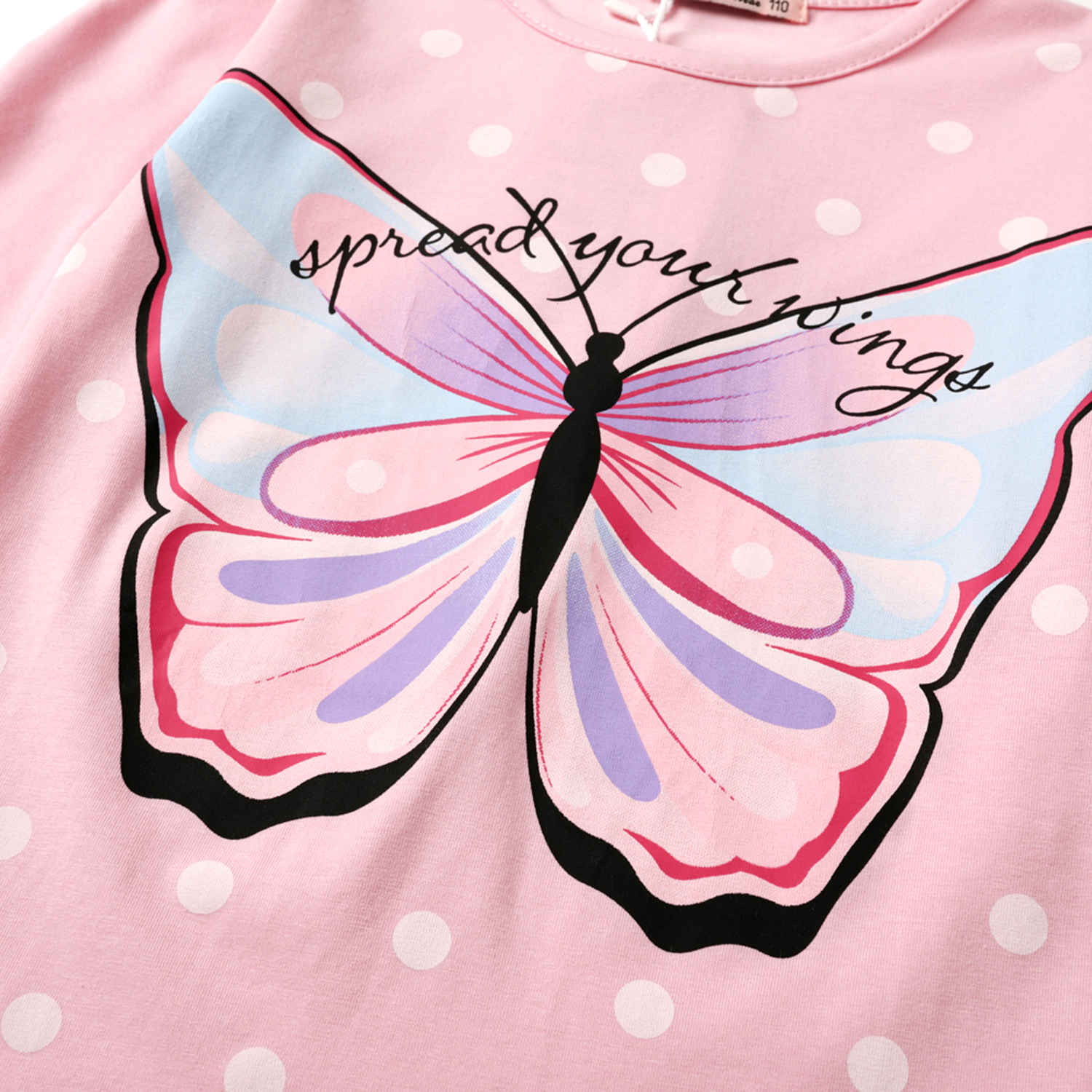 Dívčí tričko dl.r. KUGO DC0001, tmavě růžové