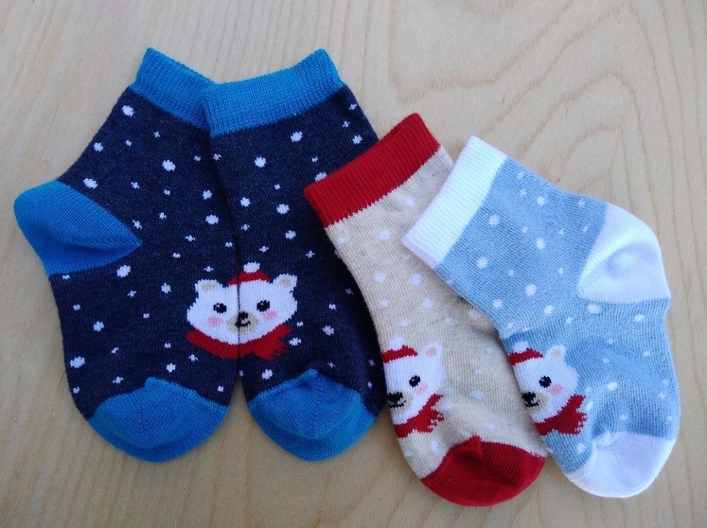 Dětské ponožky TREPON Brumík, modrý melír