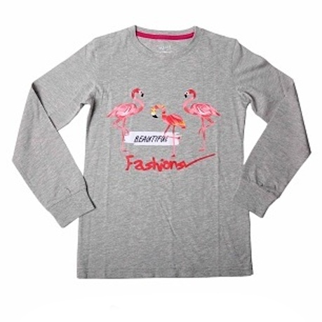 Dívčí pyžamo WOLF S2253B, šedá/růžová