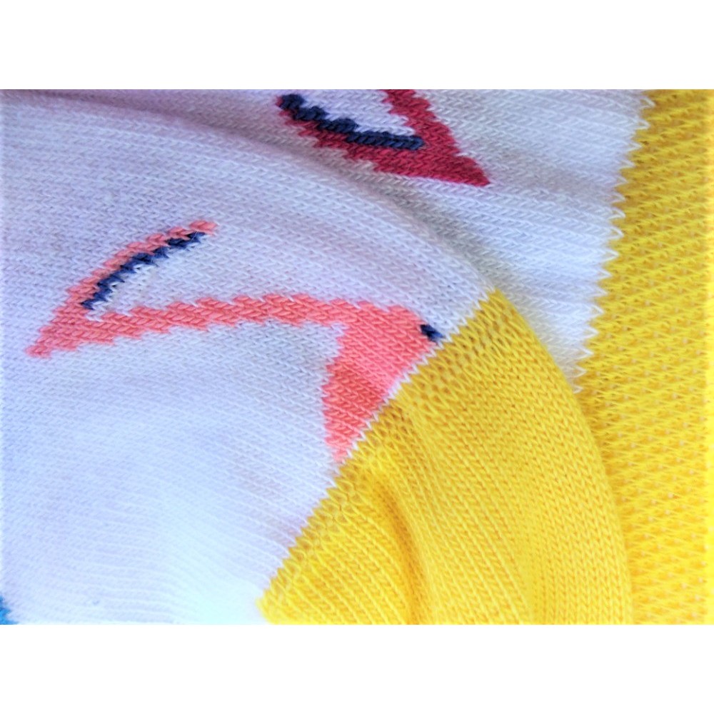 Dámské ponožky TREPON Music, bílé