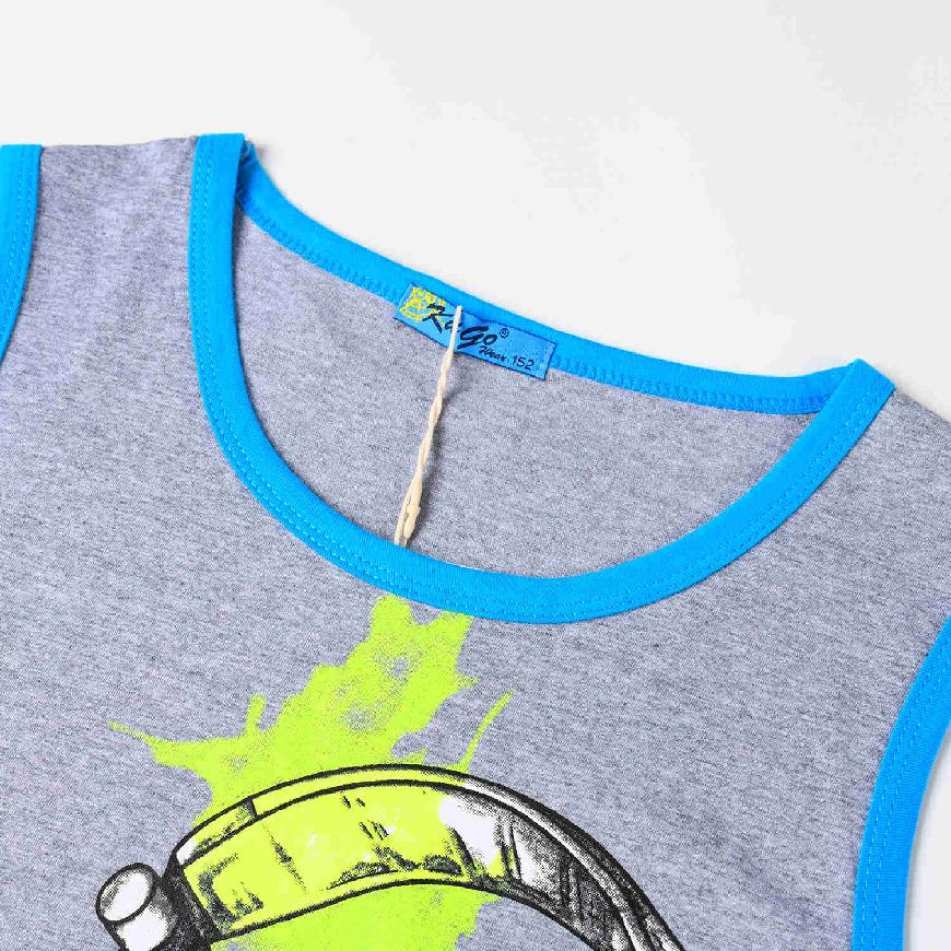 Chlapecké tílko KUGO TM9215, šedé