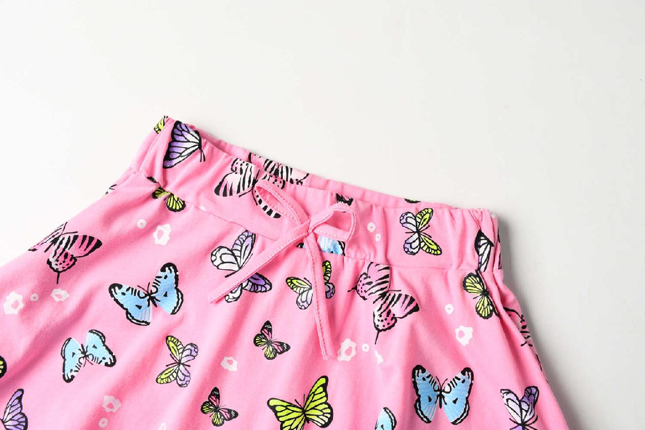 Dívčí sukně KUGO HS9275, světle růžová