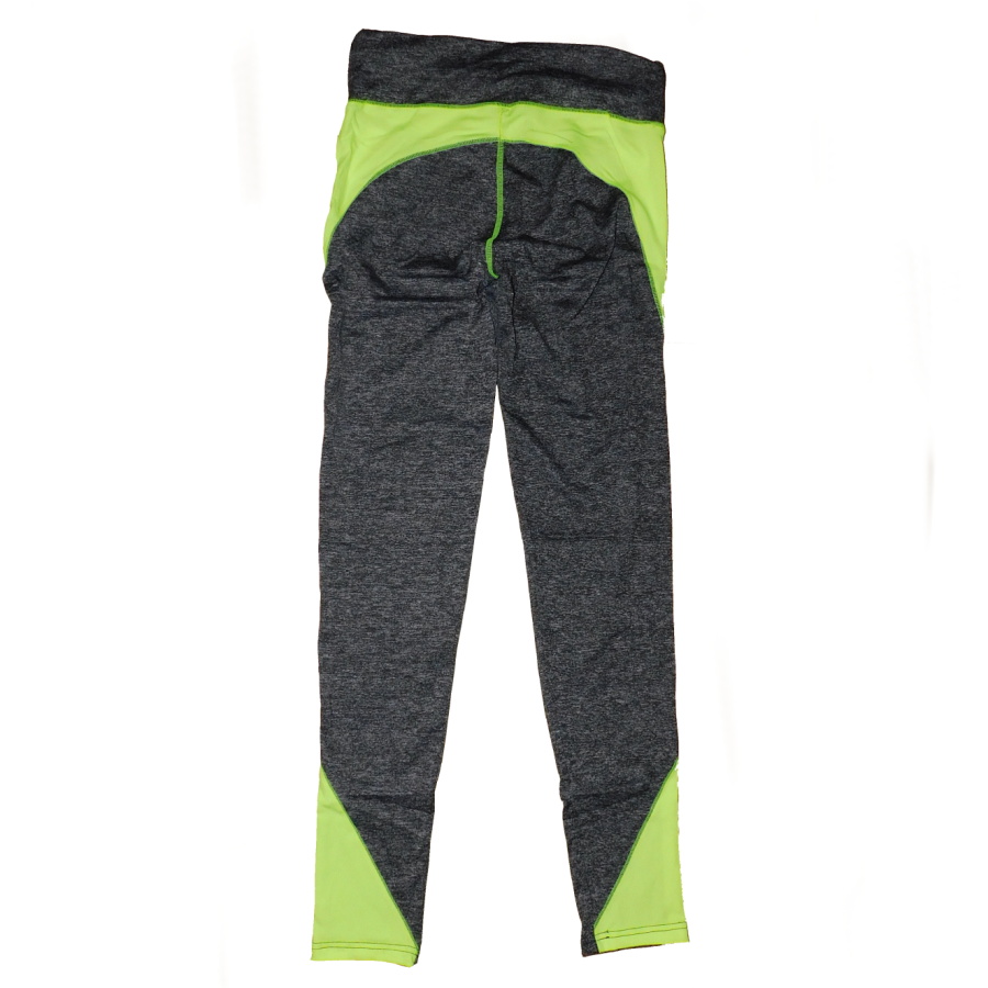 Dámské funkční legíny ELEVEK DA99-14, šedá/zelená