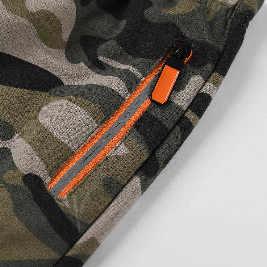 Chlapecké maskáčové kraťasy KUGO TM8249, béžové