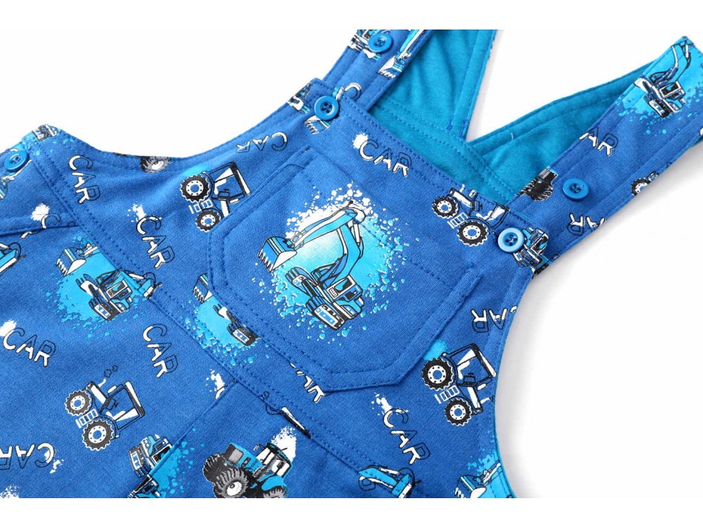 Chlapecké tepláky s laclem KUGO ST8803, modré