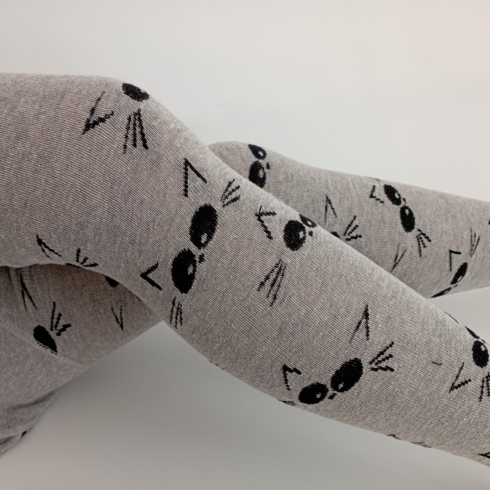 Dívčí punčochové legíny TREPON Macík, světle šedé