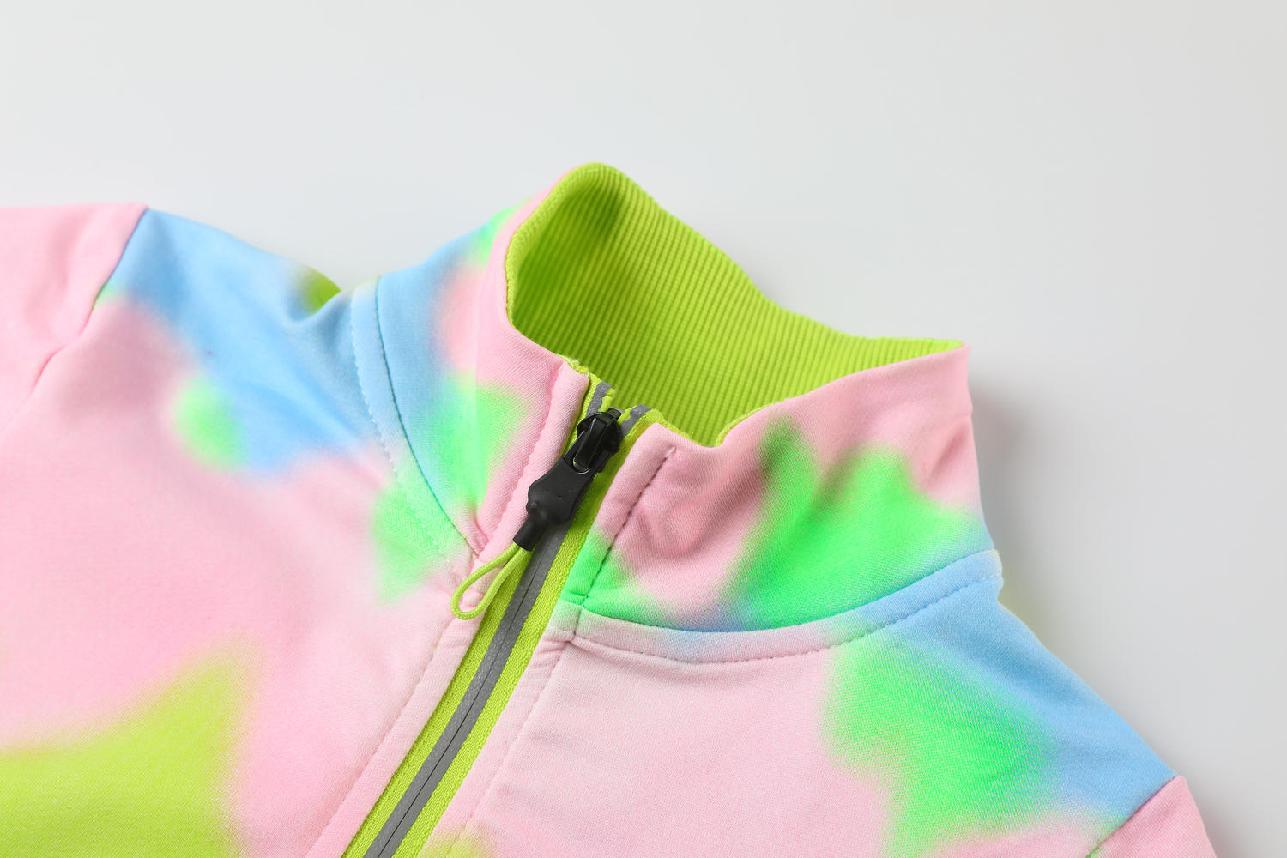 Dívčí mikina KUGO HM9268, zelená, vel. 116-146