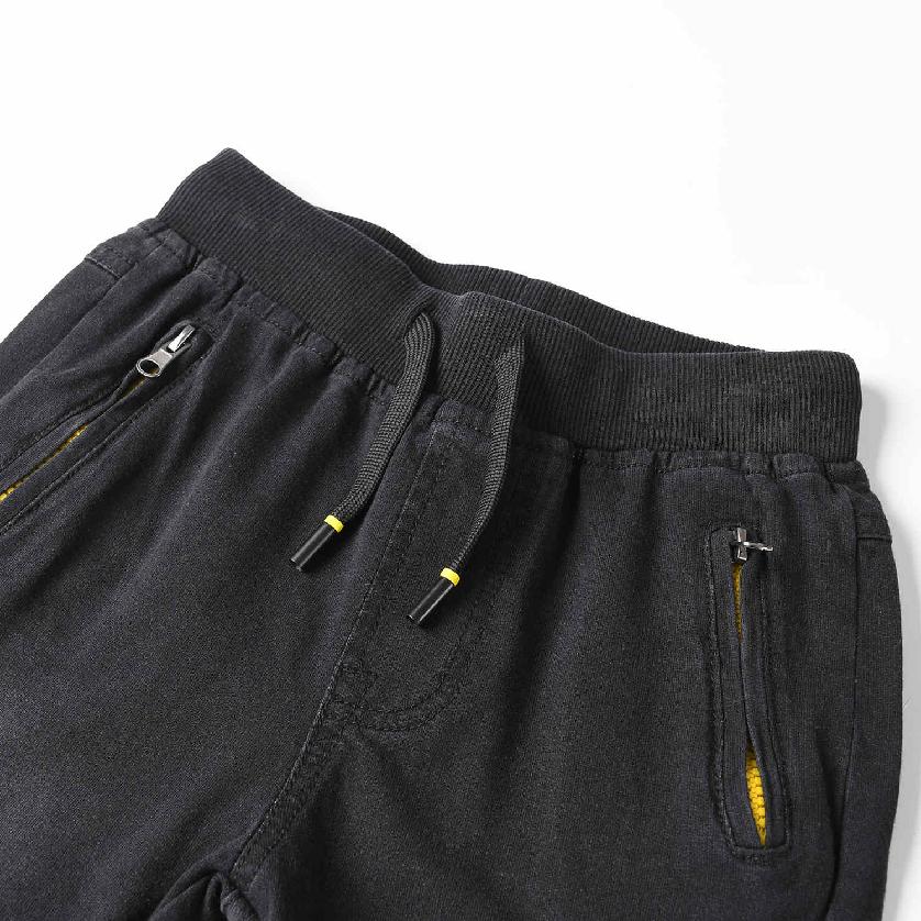 Chlapecké riflové tepláky - kalhoty KUGO CK0906, černé