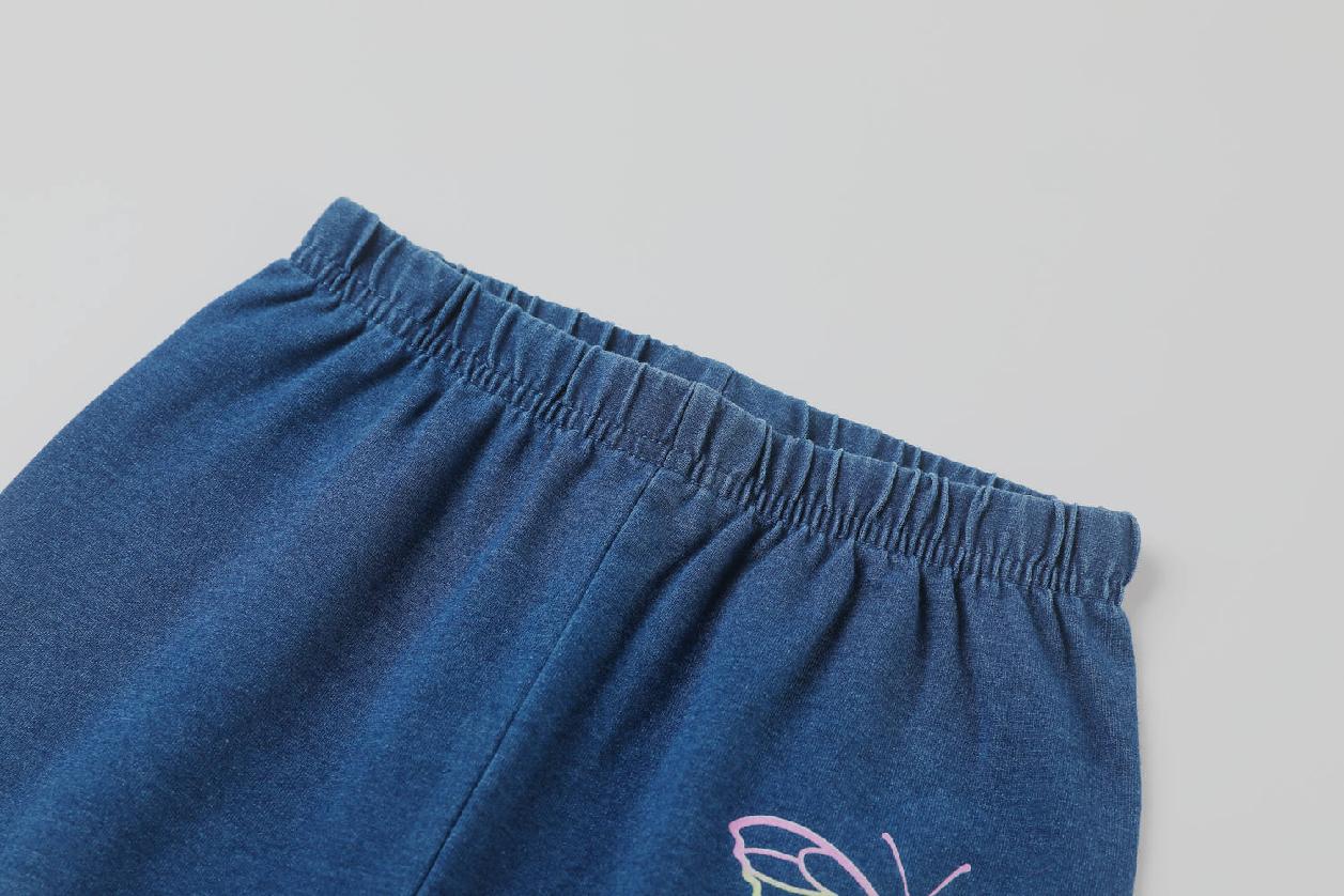 Dívčí riflové legíny KUGO KK2312, modré