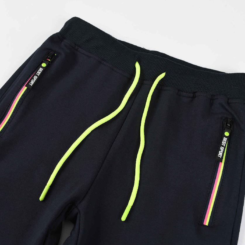 Dívčí tepláky KUGO TM7229, tmavě modré