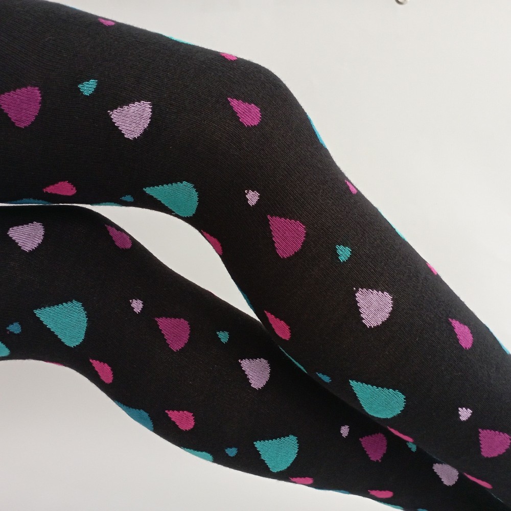 Dívčí punčocháče TREPON Duha, černé