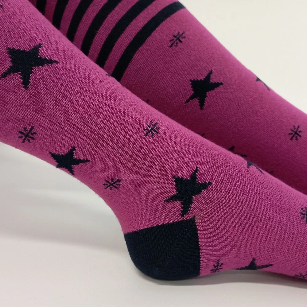 Dětské punčocháče z bambusové viskózy TREPON Soptik, fuchsiové