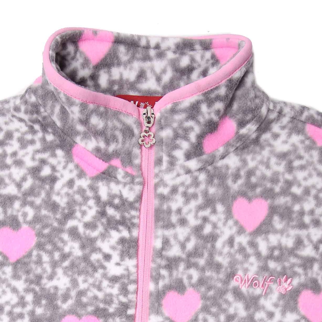 Dívčí flísová vesta WOLF B2343, šedá