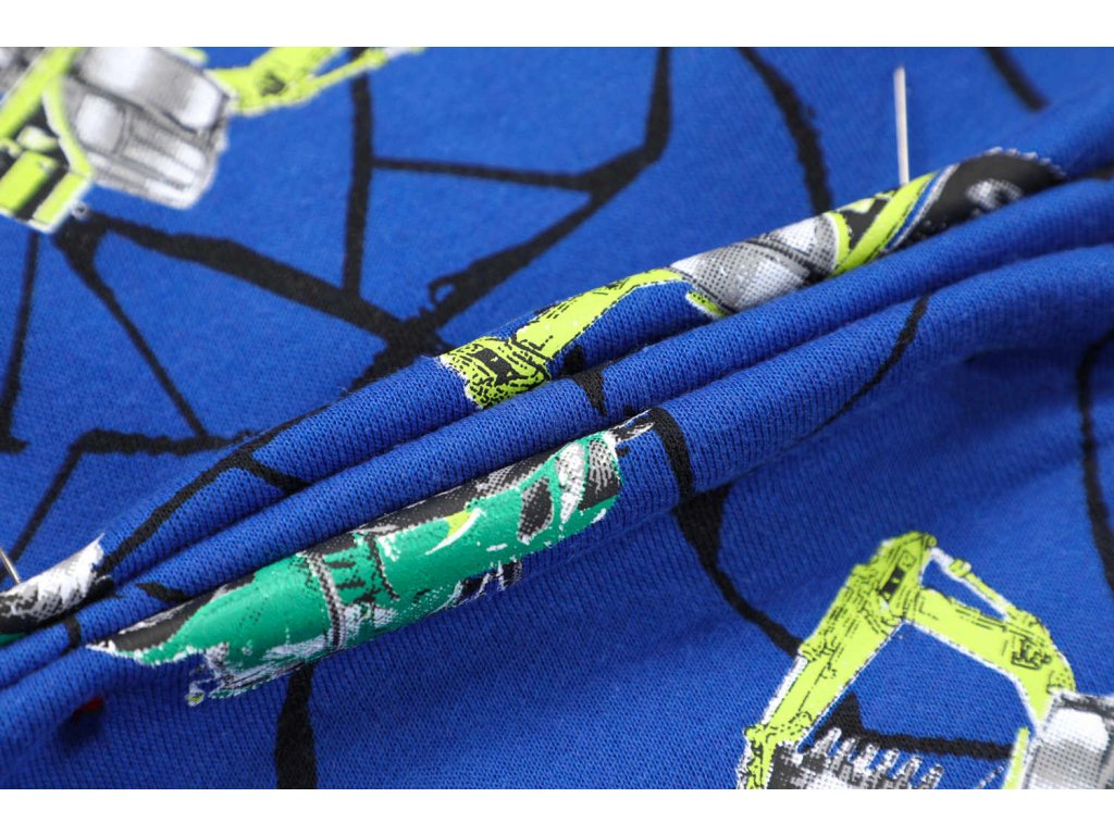 Teplá chlapecká mikina KUGO GM8669, tmavě modrá