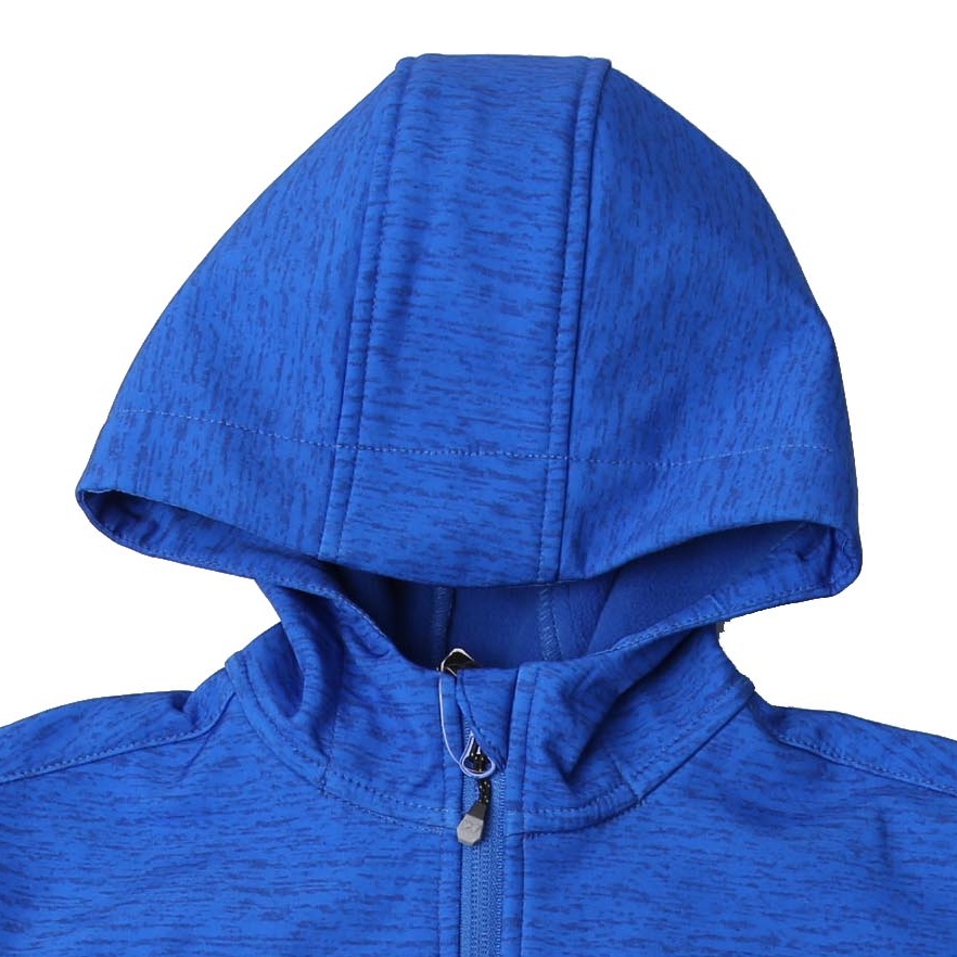 Chlapecká softshellová bunda zateplená Wolf B2268, modrá s šedou