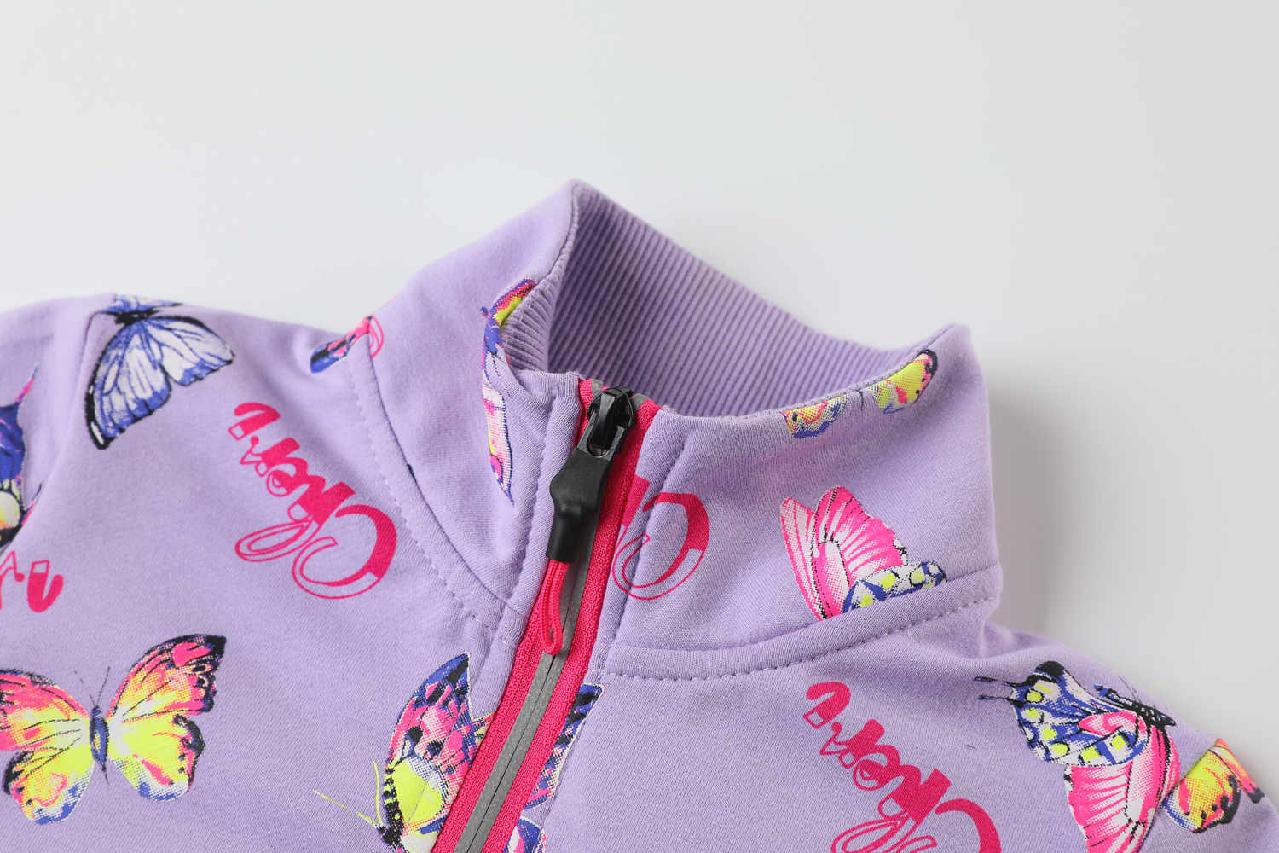 Dívčí mikina Kugo HM9267, fialová